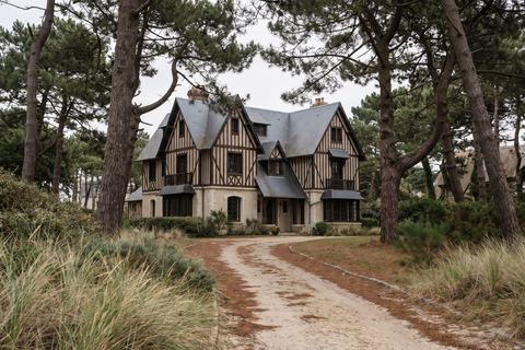 Le Touquet : villa anglo-normande dans la pinède (image générée par IA)